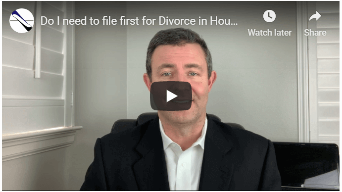 filing for divorce first houston video