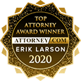 Top Attorney Award 2020 Winner Erik Larson